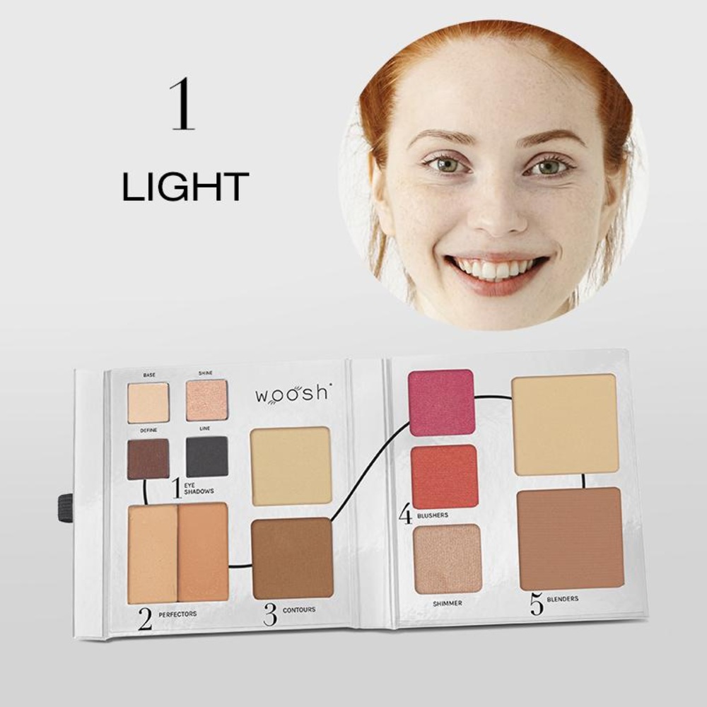 Woosh Beauty The Fold Out Face Palette in Light